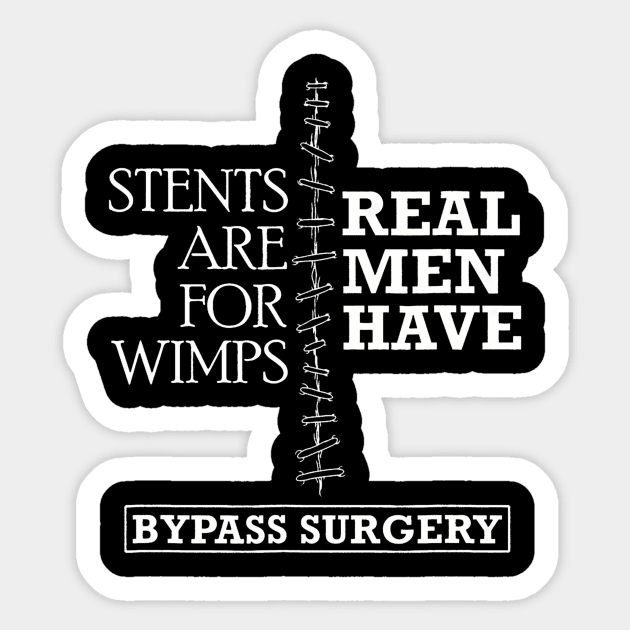 Heart Surgery Survivor After Surgery Recovery Men Bypass Sticker by deptrai0023